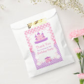 プリンセス誕生日パーティーピンクと紫 フェイバーバッグ (封をした状態)