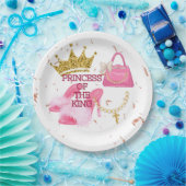 プリンセス誕生日パーティー紙プレート ペーパープレート (パーティー)