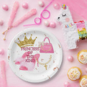 プリンセス誕生日パーティー紙プレート ペーパープレート (パーティー)