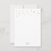 プリンセス誕生日パーティー サンキューカード (正面)