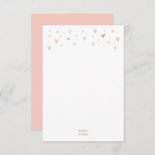 プリンセス誕生日パーティー サンキューカード (正面/裏面)