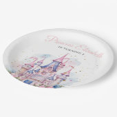 プリンセス誕生日パーティー, プリンセス城の誕生日 ペーパープレート (アングル)