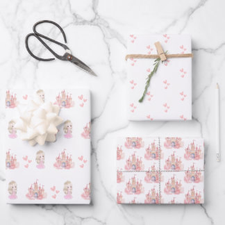 プリンセス誕生日パーティー ラッピングペーパーシート