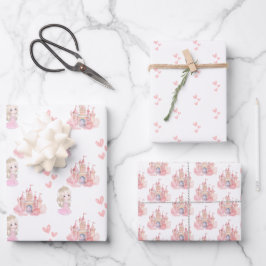 プリンセス誕生日パーティー ラッピングペーパーシート