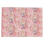 プリンセス誕生日パーティー ラージペーパーバッグ (裏面)