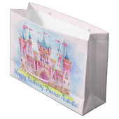 プリンセス誕生日パーティー ラージペーパーバッグ (正面アングル)