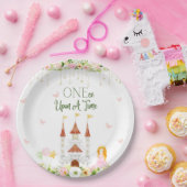 プリンセス誕生日プレート – 第1誕生日  ペーパープレート (パーティー)