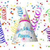 プリンセス誕生日ペーパー パーティーハット