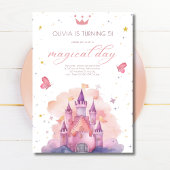 プリンセス誕生日マジカルデイプリンセス城 招待状