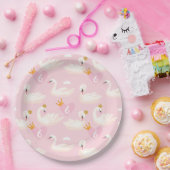 プリンセス誕生日会カスタム年齢 ペーパープレート (パーティー)