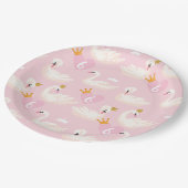 プリンセス誕生日会カスタム年齢 ペーパープレート (アングル)