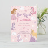 プリンセス誕生日招待状5.リトルプリンセス 招待状 (スタンド正面)