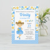 プリンセス誕生日招待状、プリンセスパーティー 招待状 (スタンド正面)