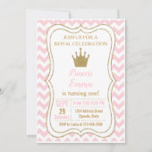 プリンセス誕生日招待状、プリンセス招待状 招待状 (正面)