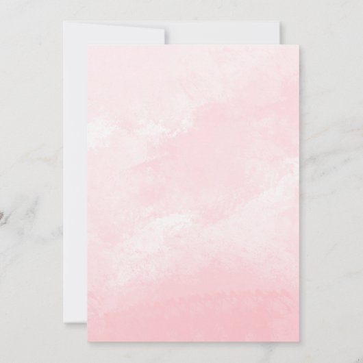 プリンセス誕生日招待状 リトルプリンセス ガールズ 招待状 (裏面)