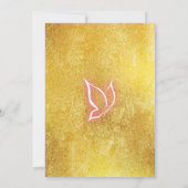 プリンセス誕生日招待状 - 名前をカスタマイズ 招待状 (裏面)