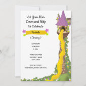 プリンセス誕生日招待状 招待状 (正面)