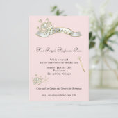 プリンセス誕生日招待状 招待状 (スタンド正面)