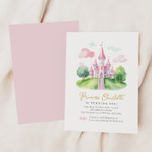 プリンセス誕生日招待状 招待状