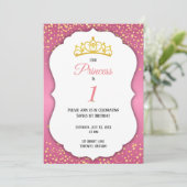 プリンセス誕生日 招待状 (スタンド正面)