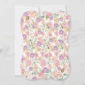 プリンセス誕生日 招待状 (裏面)