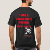 プリンセス警告の Tシャツ (裏面)