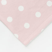 プリンセス象ピンクホットエアバルーンベビーガール フリースブランケット (角)