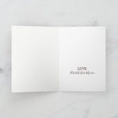 プリンセス赤ちゃんシャワーありがとう サンキューカード (内部)