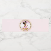 プリンセス赤ちゃんシャワー水ボトルラベル ペットボトルラベル (シングルラベル)