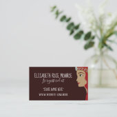 プリンセス赤ベビーシャワーギフトレジストリ エンクロージャーカード (スタンド正面)