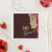 プリンセス赤ベビーシャワー スタンダードカクテルナプキン (インサイチュ)