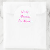 プリンセス車のシール ラウンドシール (バッグ)