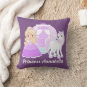 プリンセス追加の名前の女の子ホームの装飾の枕 クッション (ブランケット)