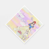 プリンセス雪誕生日紙ナプキン スタンダードランチョンナプキン (角)
