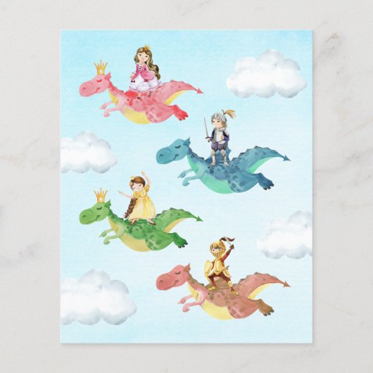 プリンセス騎士キッド誕生日招待状 (裏面)