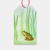 プリンセス魅力的カエルのギフトラベル ギフトタグ (裏面)