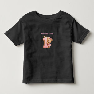 プリンセス1歳の誕生日Tシャツ トドラーTシャツ