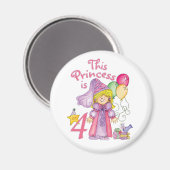 プリンセス4th誕生日 マグネット (正面/裏面)