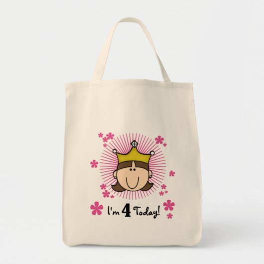 プリンセス4th誕生日Tシャツとギフト トートバッグ (正面)