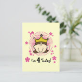 プリンセス4th誕生日Tシャツとギフト ポストカード (スタンド正面)