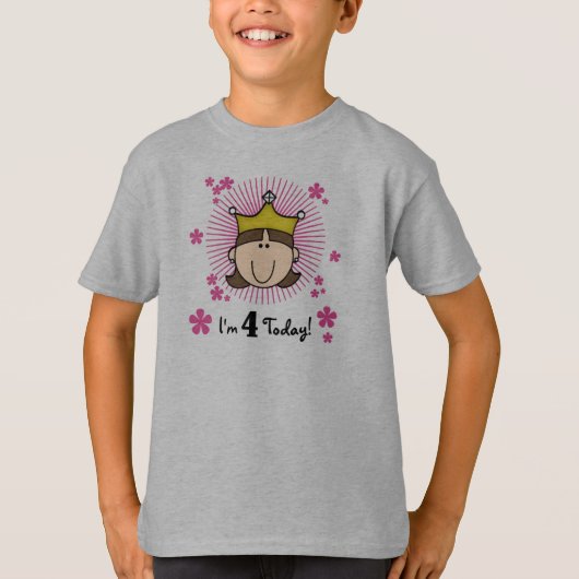 プリンセス4th誕生日Tシャツとギフト Tシャツ (正面)