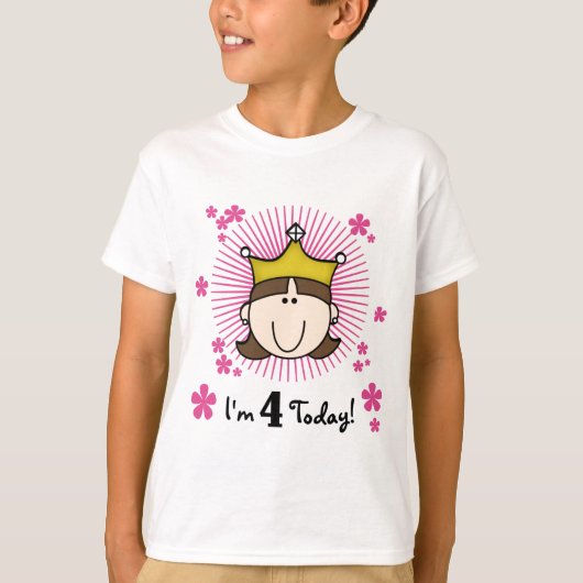 プリンセス4th誕生日Tシャツとギフト Tシャツ (正面)