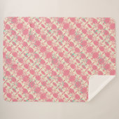 プリンセス（ばちゃばちゃ）跳ねるパターン シェルパブランケット (正面(横))