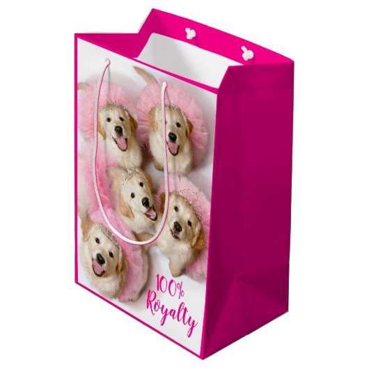 プリンセス·イン·ティアラス ミディアムペーパーバッグ (裏面アングル)