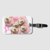 プリンセス·イン·ティアラス ラゲッジタグ (正面横)