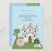 プリンセス·オブ·ザ·キャッスル·アフリカ·アメリカン·招待状 招待状 (正面/裏面)