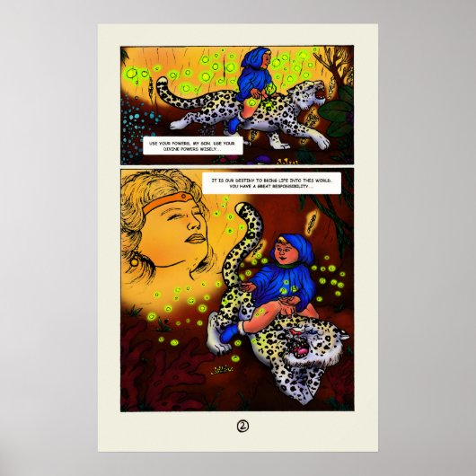 プリンセス・オブ・ライト短編漫画ページ2 ポスター (正面)