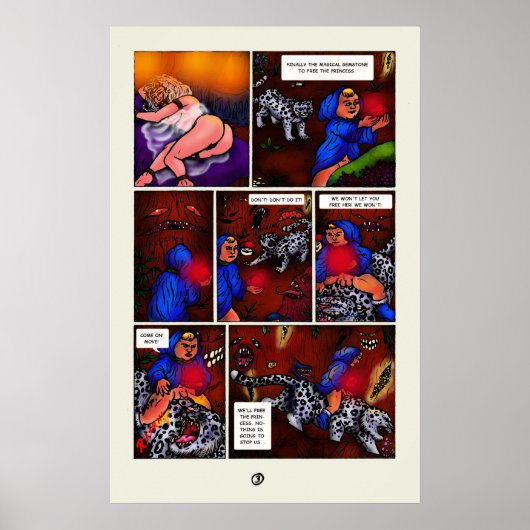 プリンセス・オブ・ライト短編漫画3 ポスター (正面)