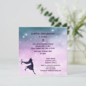 プリンセス&キャッスルガールズパープルバースデーパーティー 招待状 (スタンド正面)