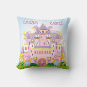 プリンセス!キャッスルパーソナライズされた装飾用クッション クッション (正面)